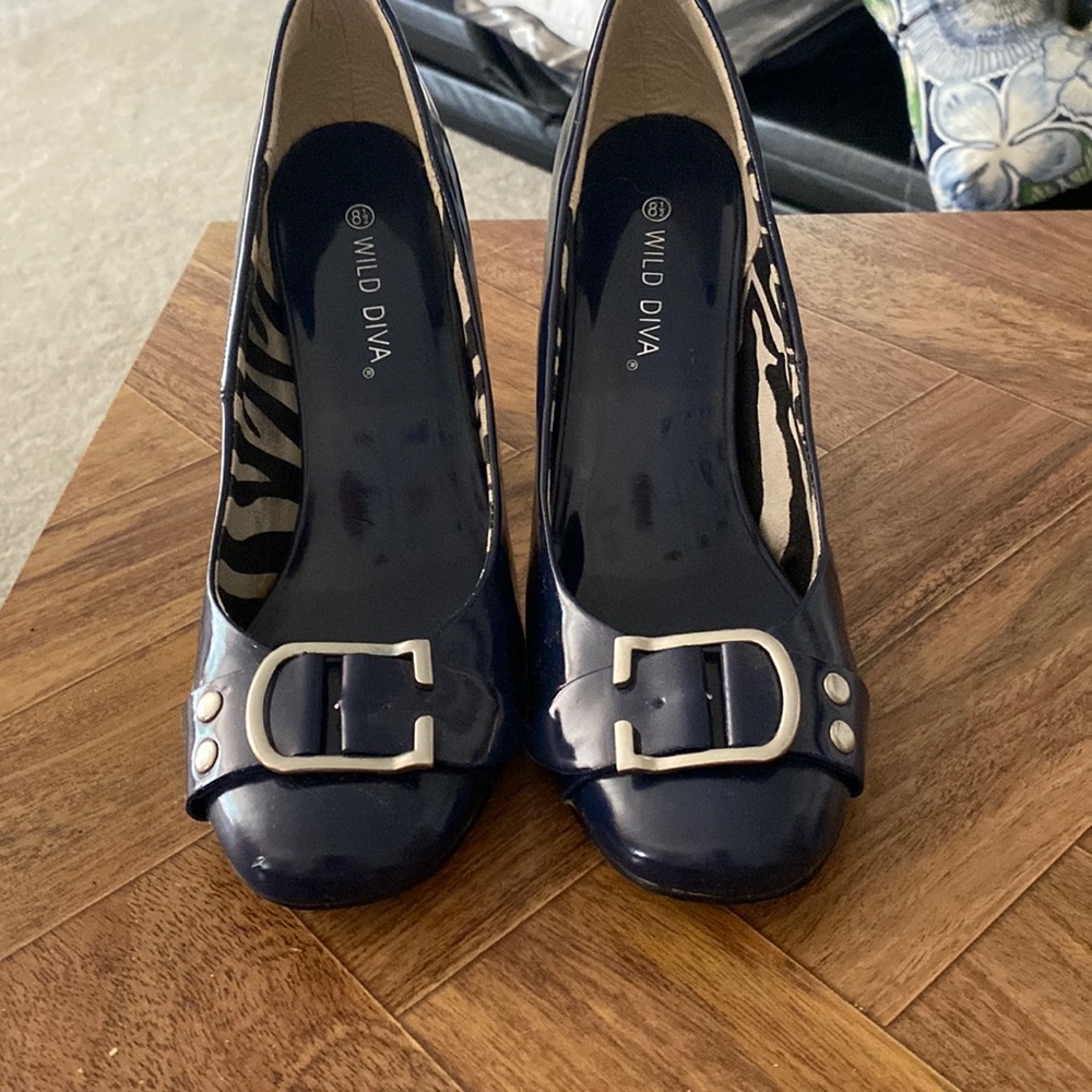 Blue heels